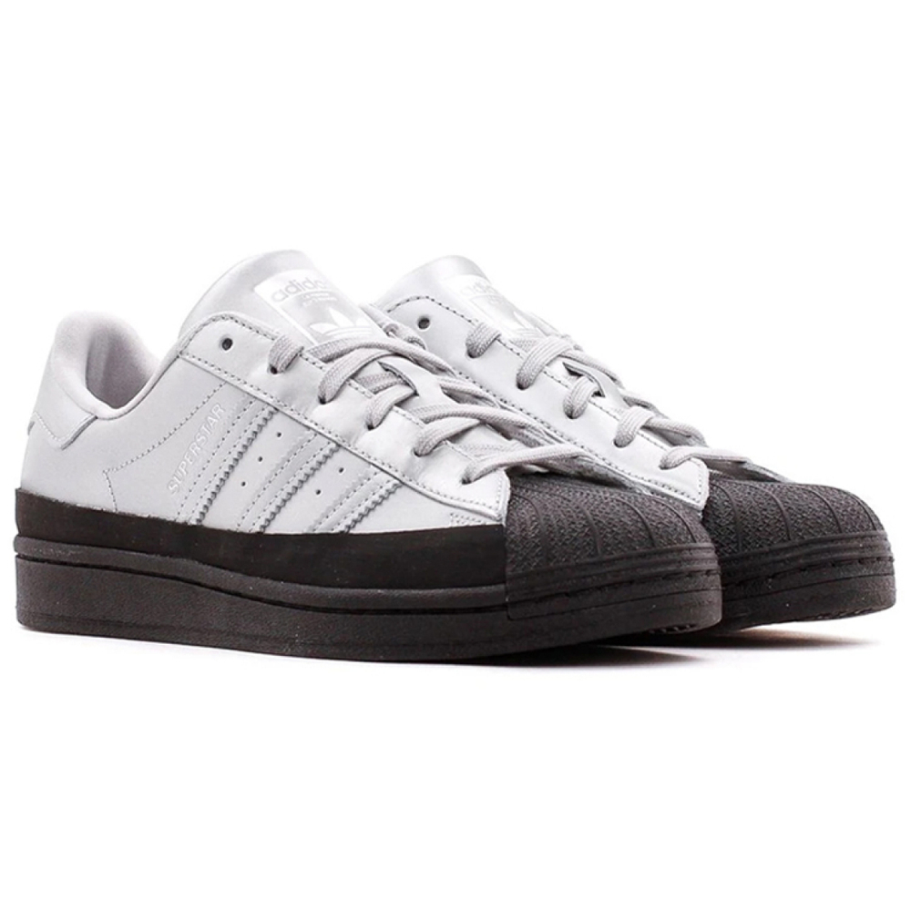 Кроссовки Adidas Originals Superstar Silver Metallic Black