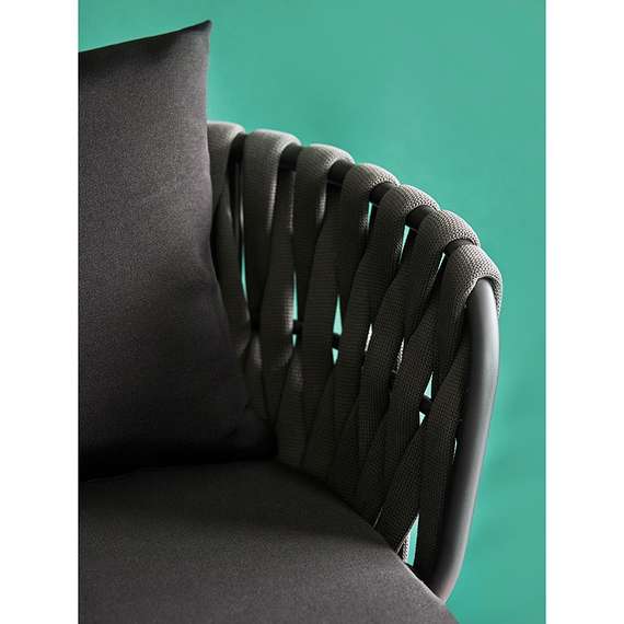 Стул Braid, серый/черный