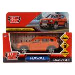 Модель ин. мет. "Haval Dargo" 12см, дв, багаж, терракотовый, в коробка DARGO-12-TK (Технопарк)