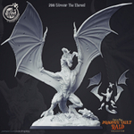 Виверна Дракон монстр миниатюра для dnd, днд, pathfinder, фентези, Настольная игра, НРИ, Варгейм, РПГ