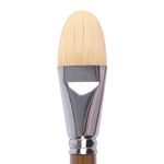 Кисть художественная профессиональная BRAUBERG ART CLASSIC, щетина, овальная, № 36, длинная ручка, 200741