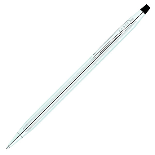Черная шариковая ручка Cross Century Classic Lustrous Chrome