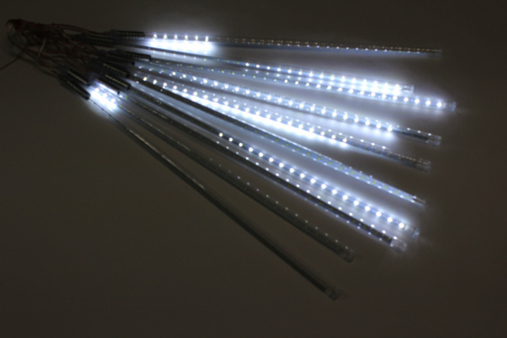 2021 Сосульки строб Трубки D12mm,10шт 0,5М Белая LED-PLM-SNOW-480SMD-0.5*4.5M-10-7V-W не соедин.