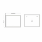 Зеркало с подсветкой MIXLINE Минио 1000*800 (545277)