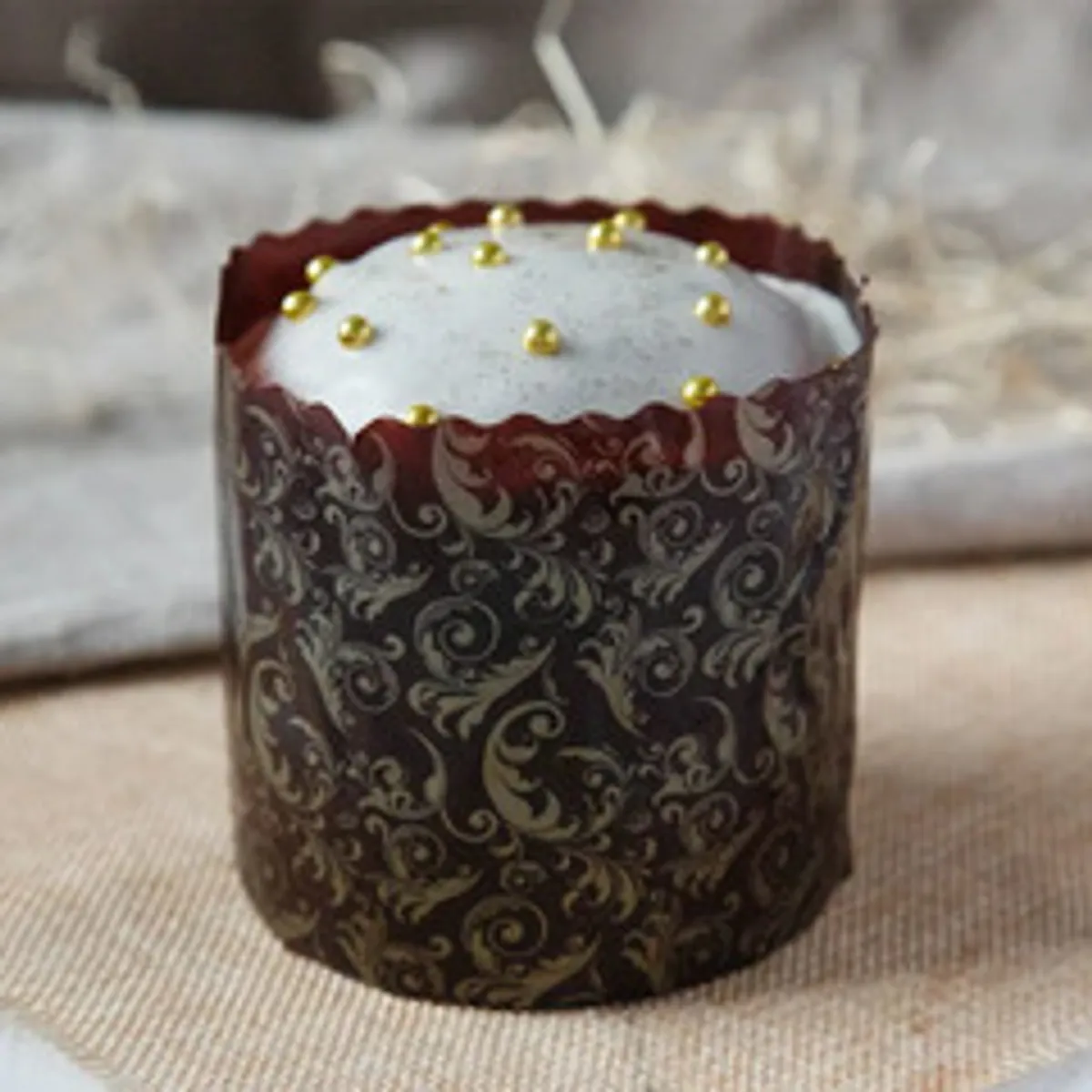 Кулич «Пасхальный» с сахарными шариками / 500 гр