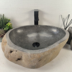 Раковина из речного камня RS-65581 55*44*15