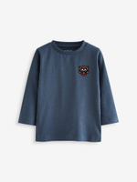 Лонгслив для мальчика Next 642-498, 5 шт., Желтый, Белый, Зеленый