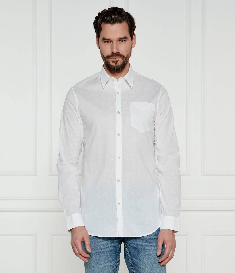 Рубашка GUESS - белый(M5RH05 WFXX1)