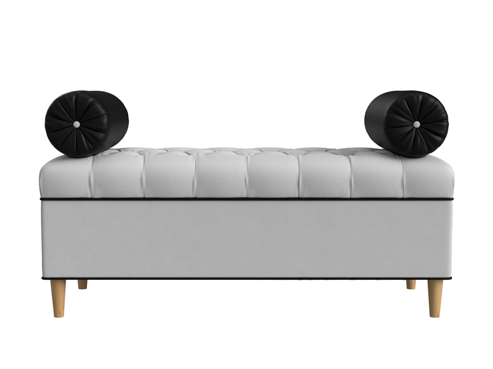 Банкетка Глория, Белый\Черный, артикул 29277