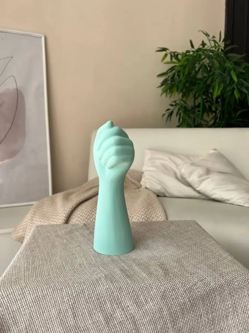 Кашпо для дома цветов Рука ваза горшок декор  статуэтка