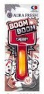 Ароматизатор для автомобиля AURA FRESH BOOM BOOM "вишня" с жидким центром