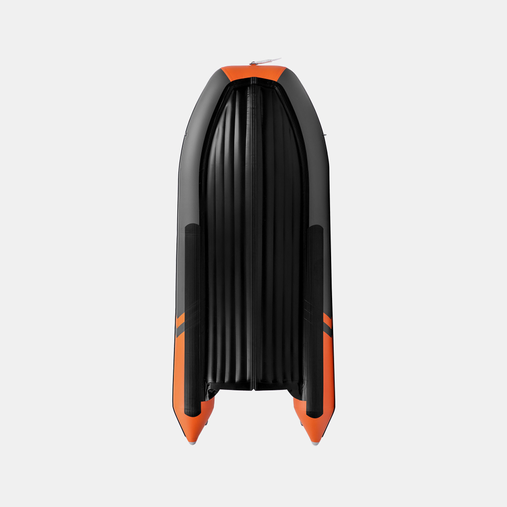 Надувная лодка GLADIATOR E450PRO оранжево-темносерый