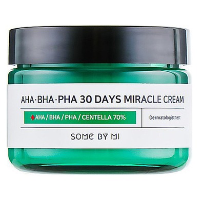 Some By Mi Крем с 3 видами кислот и центеллой - AHA-BHA-PHA 30Days miracle cream, 60г