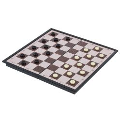 GAEM Игра настольная магнитная 2 в 1 (шахматы, шашки), L26,5 W13,5 H3,5 см