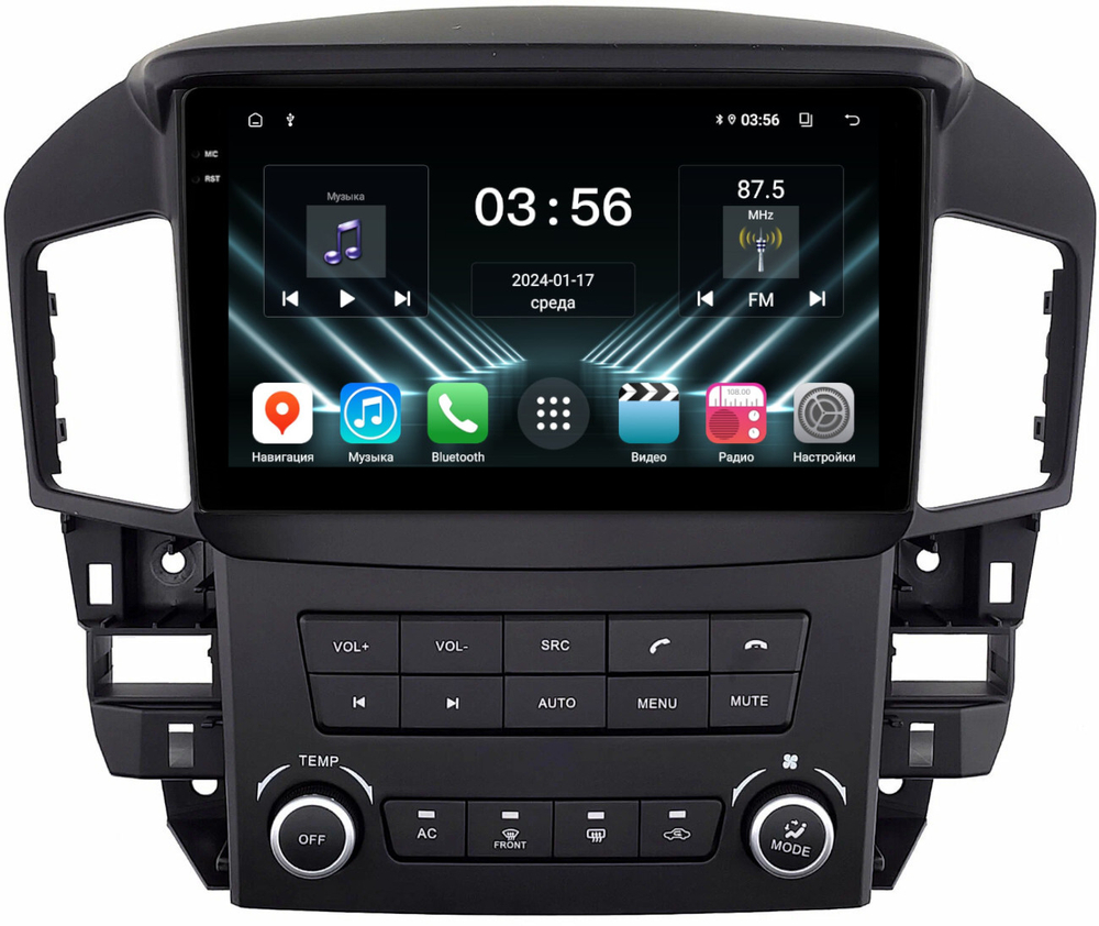 Магнитола для Lexus RX300 U10, Toyota Harrier 1 1997-2003 (любая комплектация) - FarCar DX9-9598F2 монитор 9.5" IPS на Android 13, 4+64Гб, CarPlay