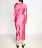 сатиновое платье Sams\u00f8e Sams\u00f8e - розовый(F22400176)