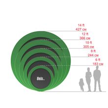 Батут UNIX Line Классик / Classic 14 ft (427 см) с внутренней защитной сеткой