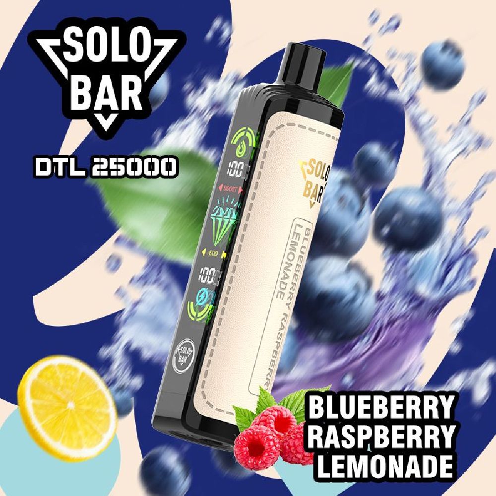SOLOBAR DTL 25000 - Blueberry Raspberry Lemonade (5% nic)