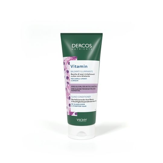 Vichy Dercos Nutrients Vitamin Кондиционер для блеска волос, 200 мл