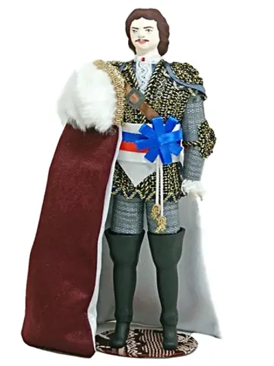 Кукла коллекционная Пётр I в парадном облачении