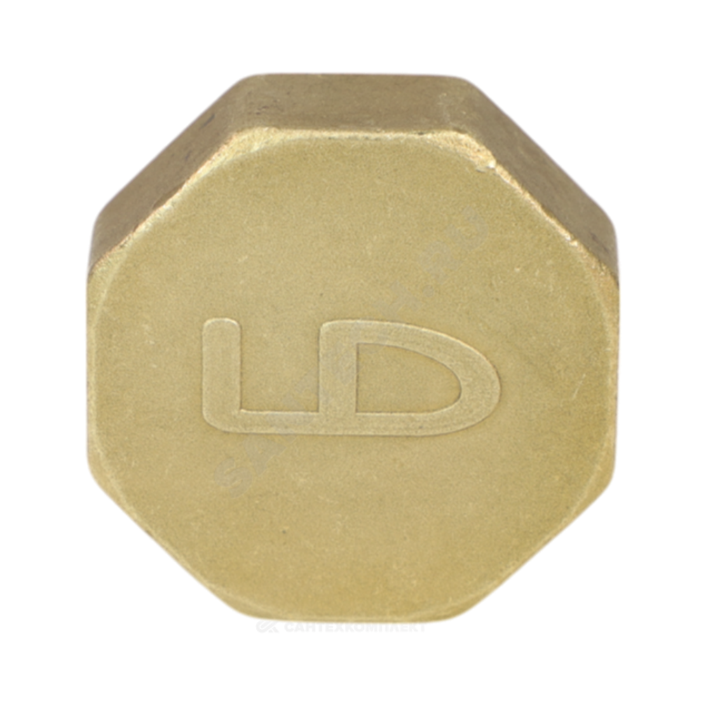 Заглушка латунь Ду 32 (1 1/4") ВР LD LD.65.504.32