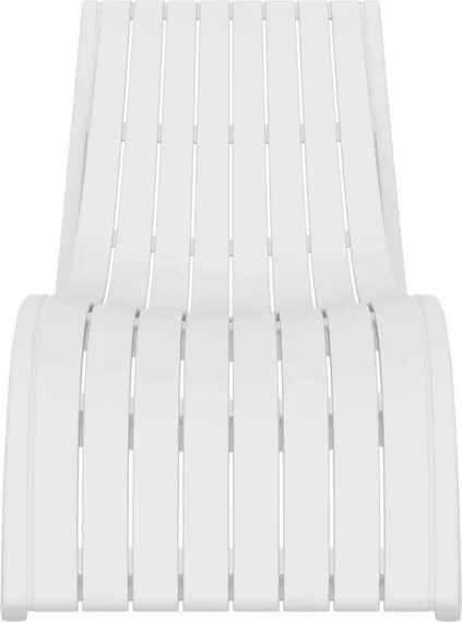 Шезлонг Slim белый