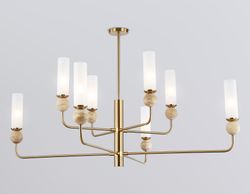 Ambrella Люстра на штанге с мрамором Ceramo Modern LH53252