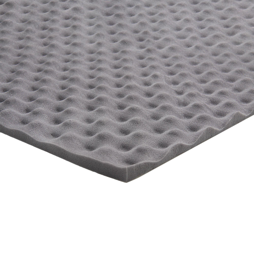 Шумоизоляция Airline звуко Виолон ВЭЛ 750 x 1000 КС15 мм Волна 15 ППУ волн.формы с пропиткой