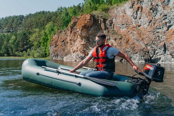Гребная лодка ПВХ Sharmax M280 Sport (2024)