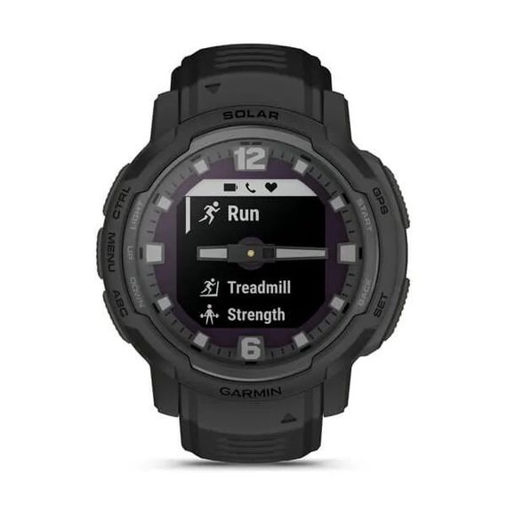 Умные часы Garmin INSTINCT CROSSOVER SOLAR - Tactical Edition, черный