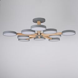 Люстра на штанге Imperiumloft TURNA Gray TURNA-B01