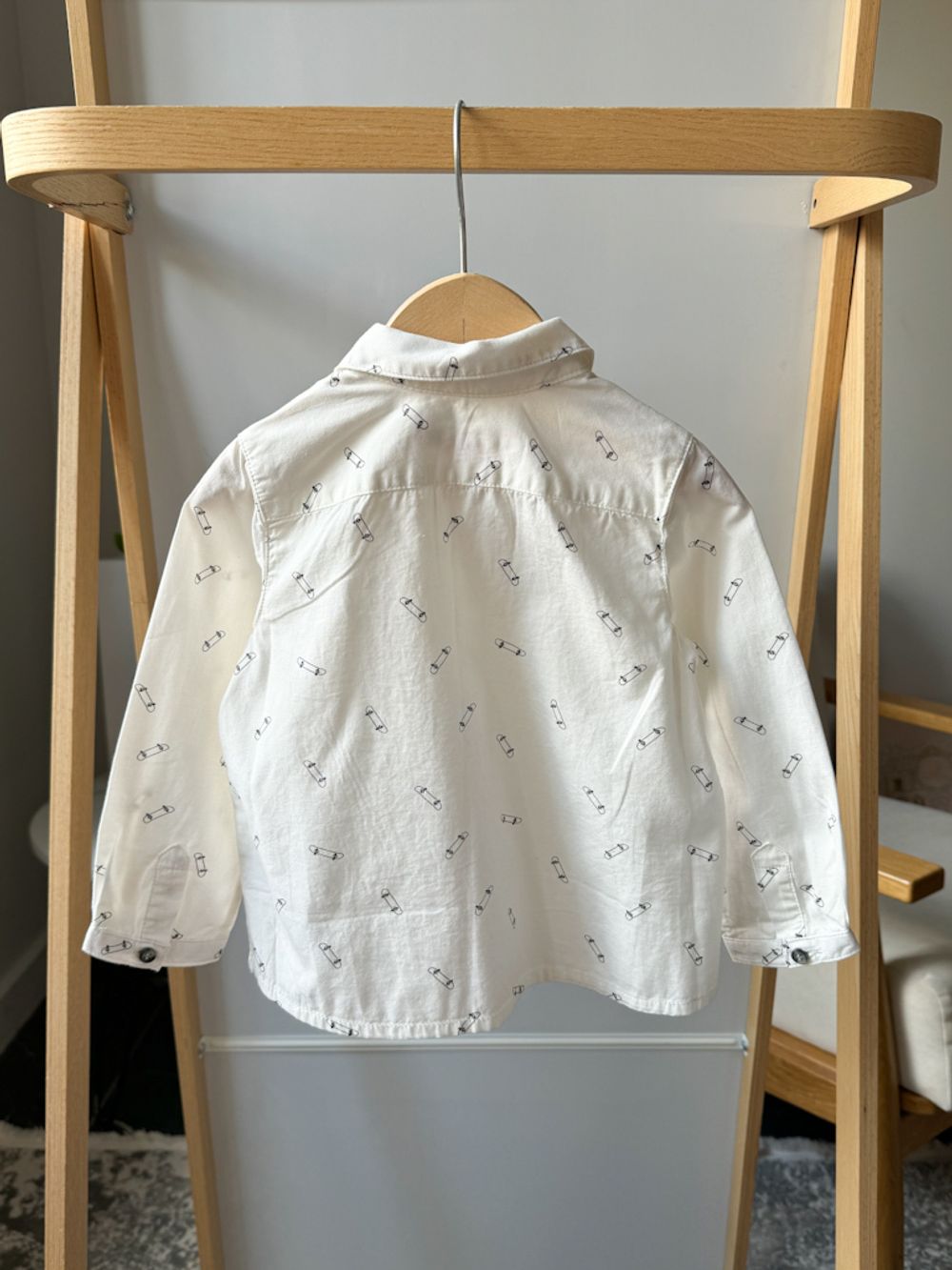 Новая хлопковая рубашка Bonpoint, 86