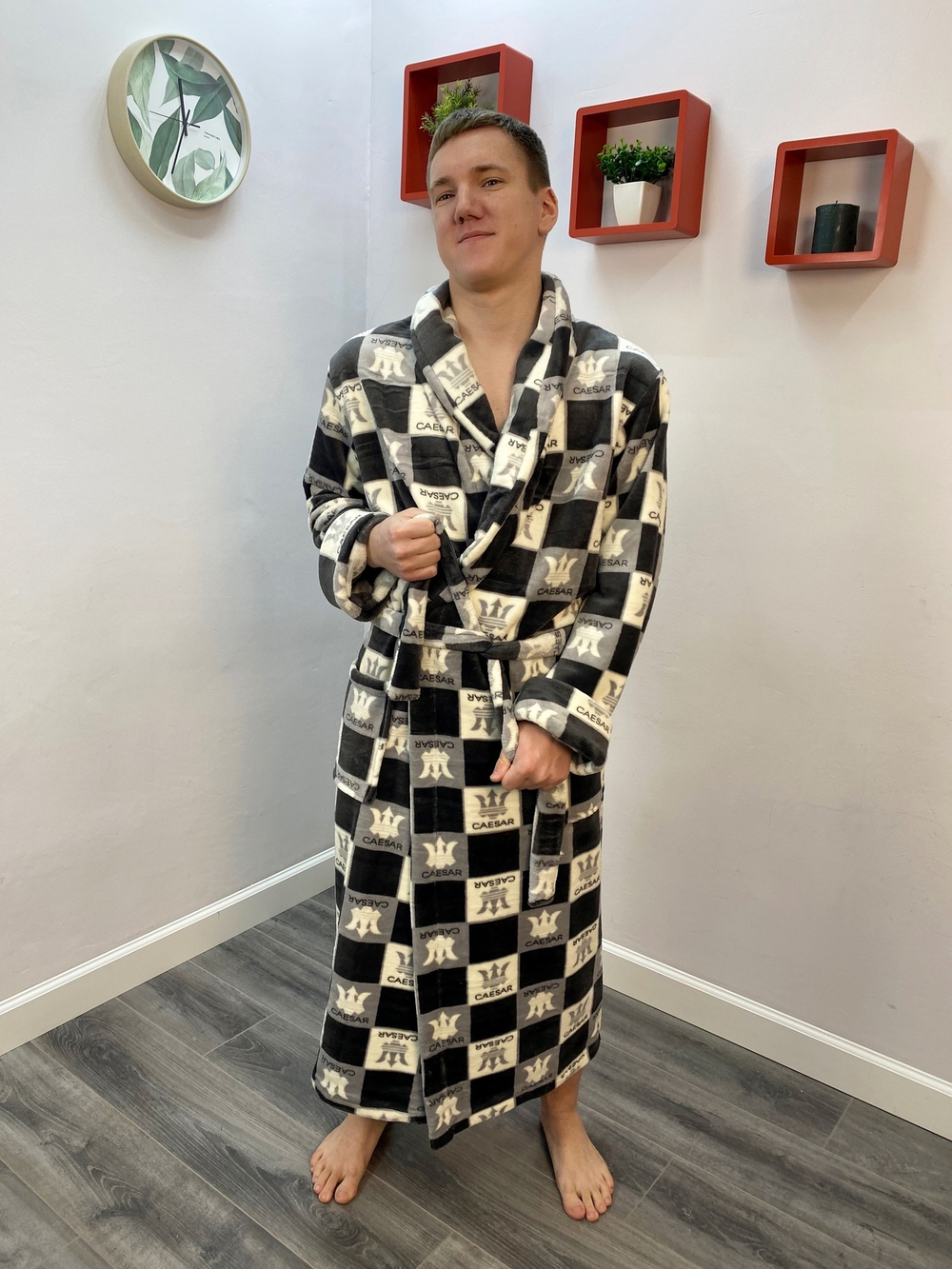 Халат мужской "83ВТ" на запах (159)