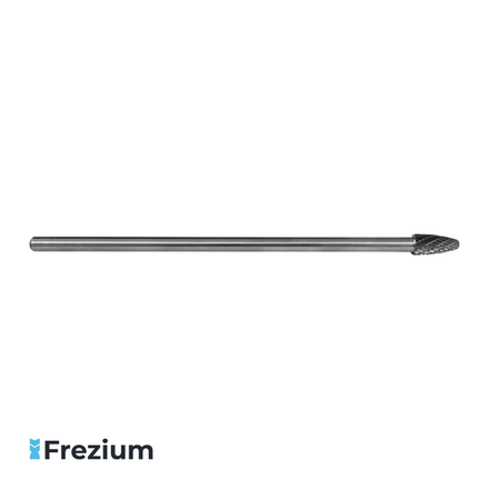 Борфреза твердосплавная "O.G.Germany" (8x6x20x170; F0820; Форма F)