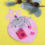 Набор аксессуаров для волос детский «New year's fashion- Маленькая Леди», микс 3 цвета (диадема,4 резинки, 2 краба), 12*17 см