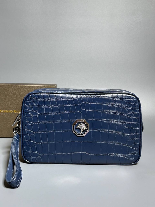 Клатч Stefano Ricci из кожи крокодила