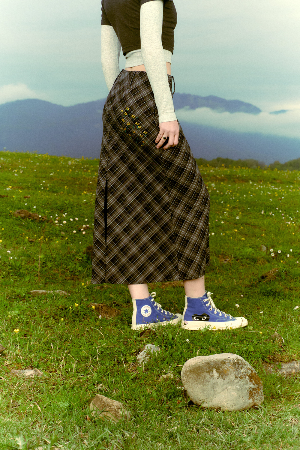 Юбка Called a Garment Mermaid Skirt "Lipstick Black"