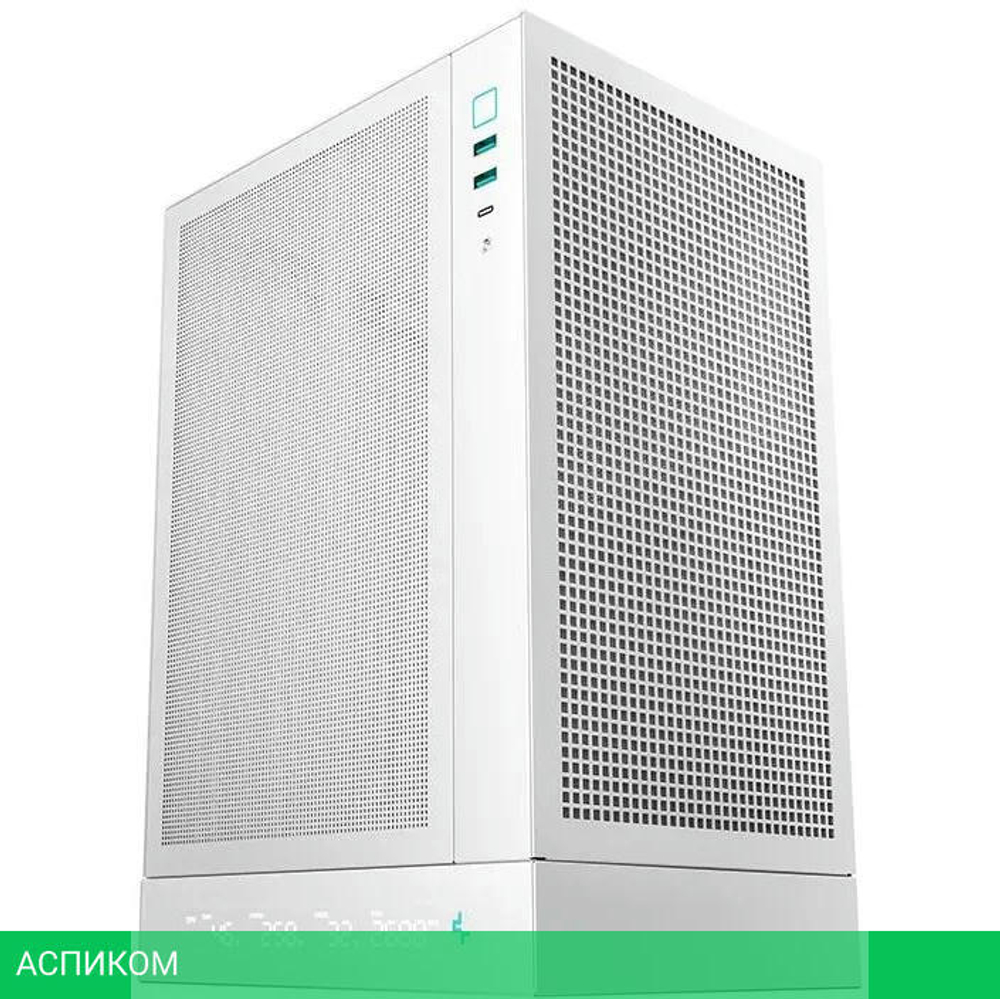Корпус DeepCool CH170 Digital WH без БП (R-CH170-WHNPI0D-G-1)