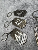 Номерки на ключи металлические 41-45