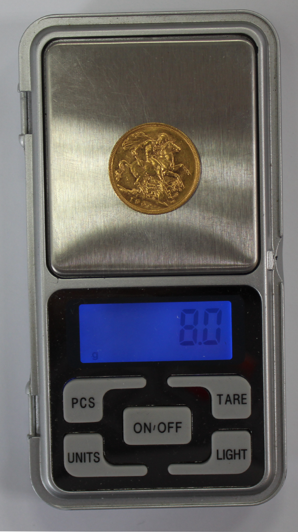 1 соверен Великобритания (Эдуард VII) 1902 г. Золото. XF