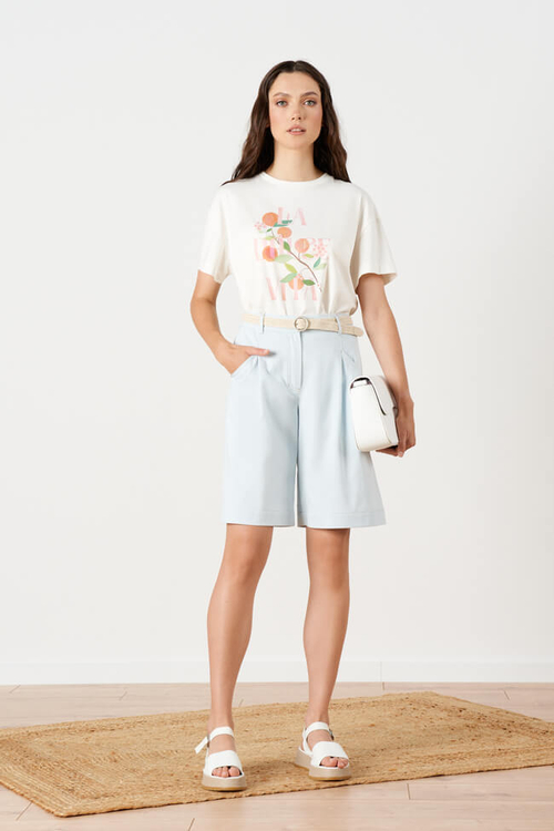 31157 Шорты женские (светло-голубой джинс)