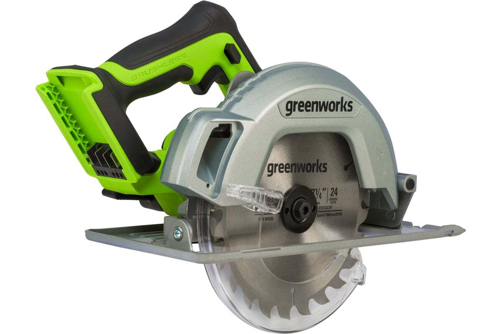 Пила дисковая аккумуляторная GREENWORKS 24 V без акк и з/у   1500907