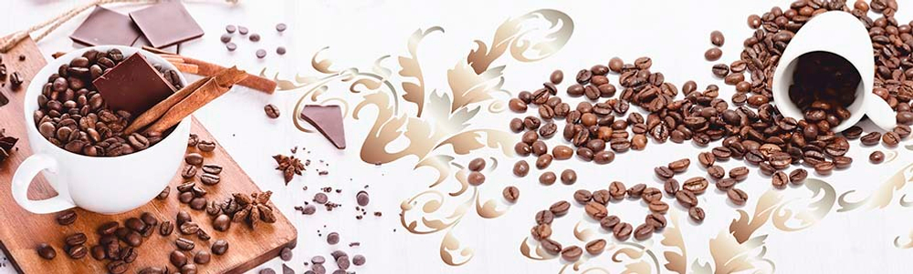 Кухонный фартук Чашка кофе (Ф-106) 2000х600 мм