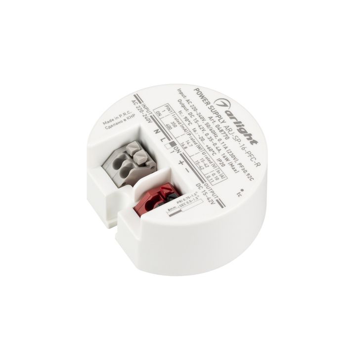 Блок Питания ARJ-SP-16-PFC-R (16W, 15-42V, 0.35-0.4A) Arlight 048770