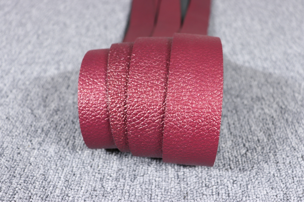 Ременная заготовка Фуксия с лицевой отделкой + плита Алмаз 3,1-3,7