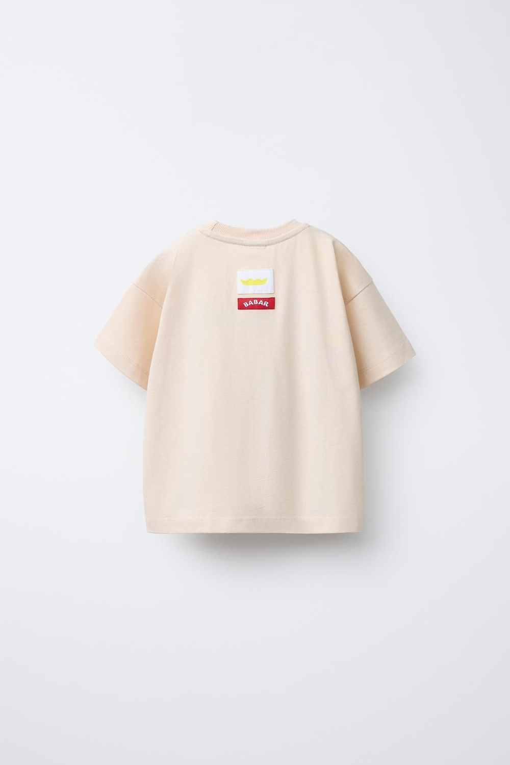 ZARA ФУТБОЛКА С ПРИНТОМ BABAR™, СВЕТЛО-БЕЖЕВЫЙ