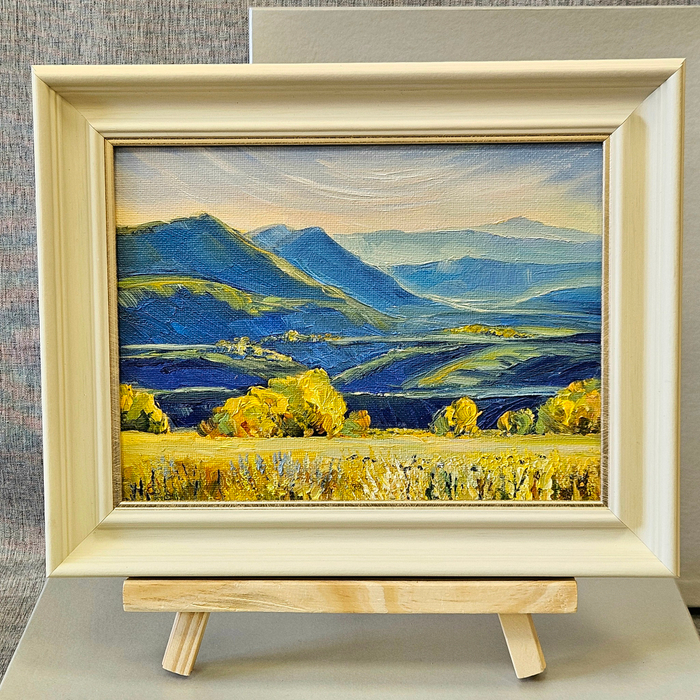 Картина "Контрасты осени" 15х20