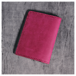 Кожаная обложка для документов «МотоЛеди»