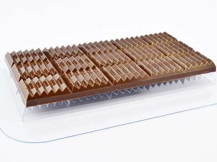 Пластиковая форма для шоколада "Плитка Треки"