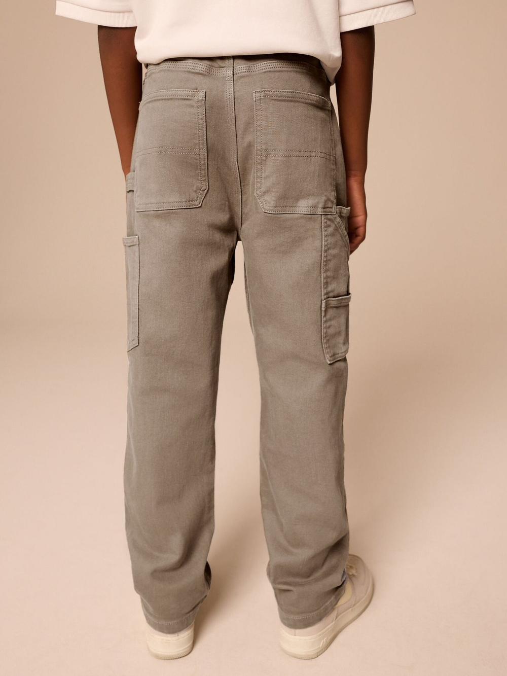 Джинсы карго для мальчика Next E41-863, Песочный